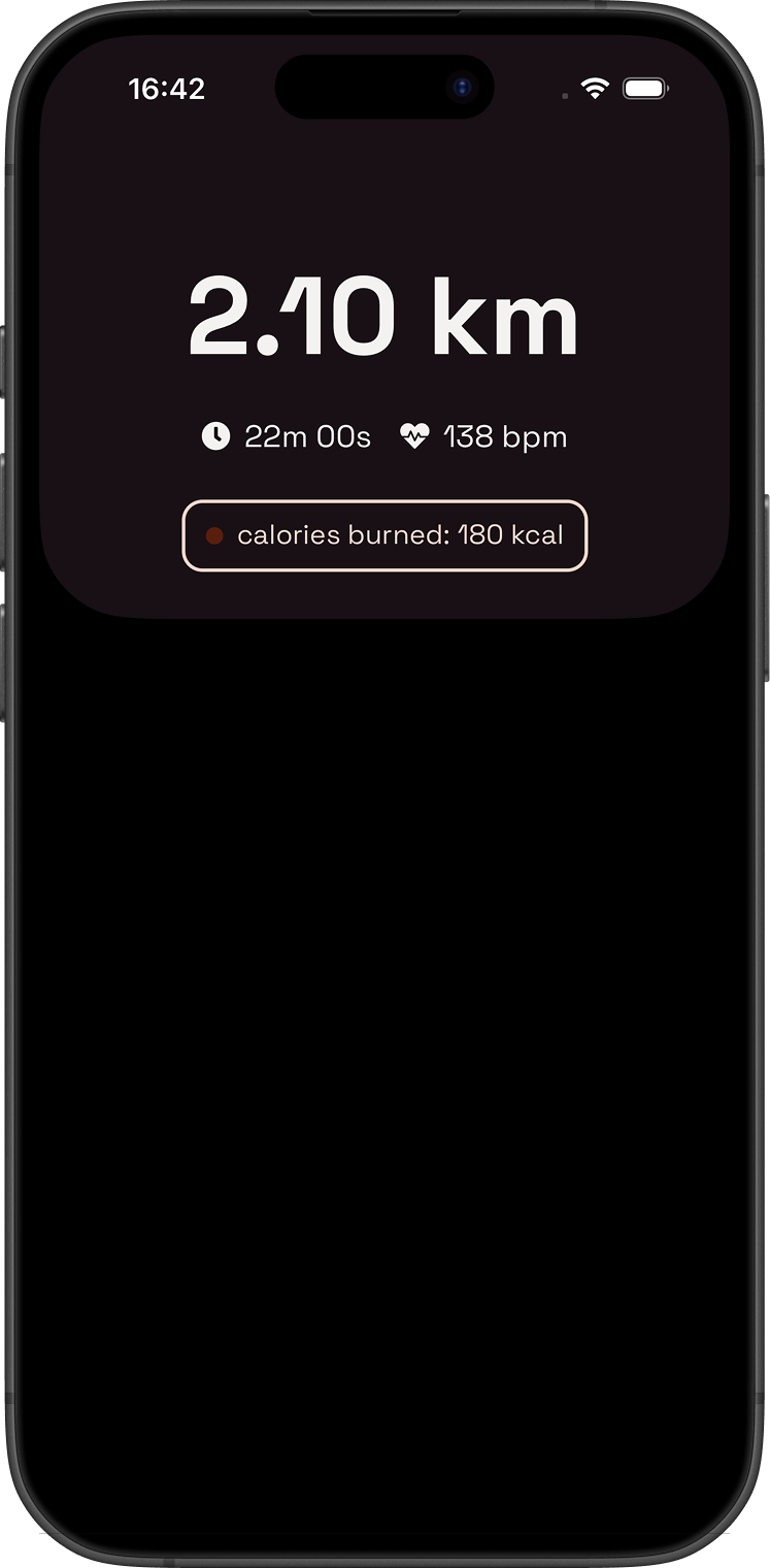 Laufmaus Heart Rate Monitoring Screenshot
