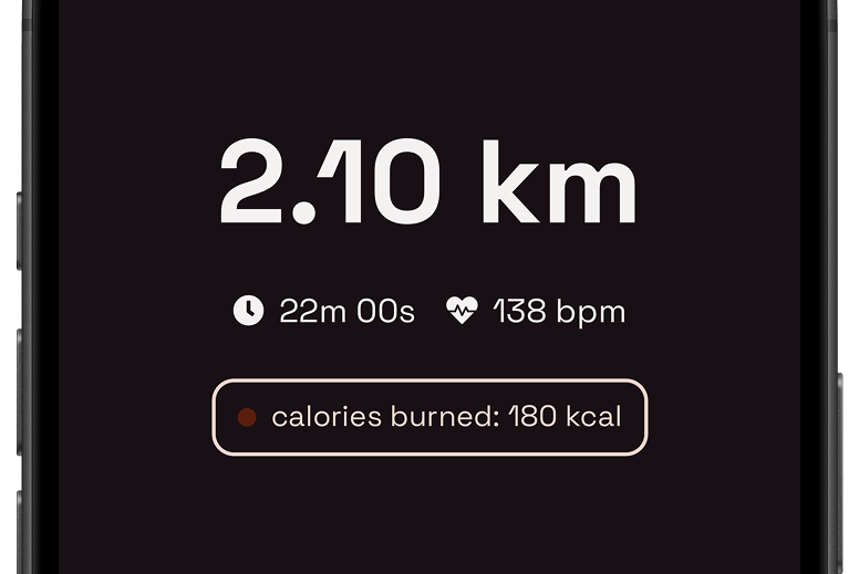 Laufmaus Heart Rate Monitoring Screenshot