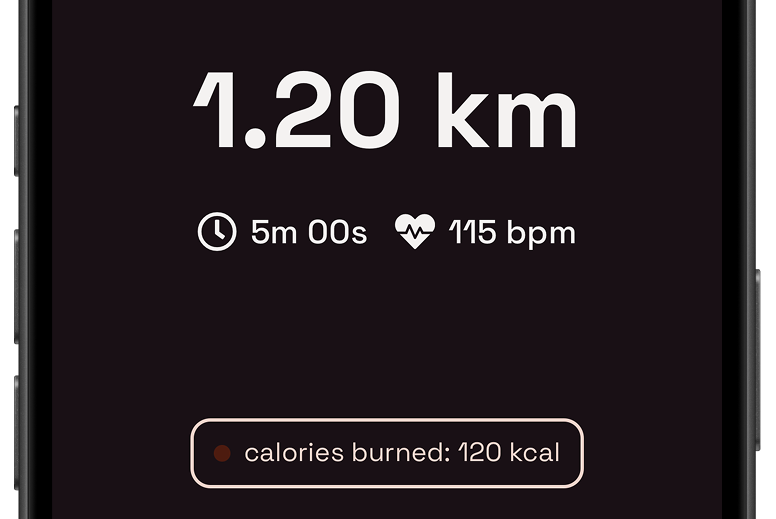Laufmaus Heart Rate Monitoring Screenshot